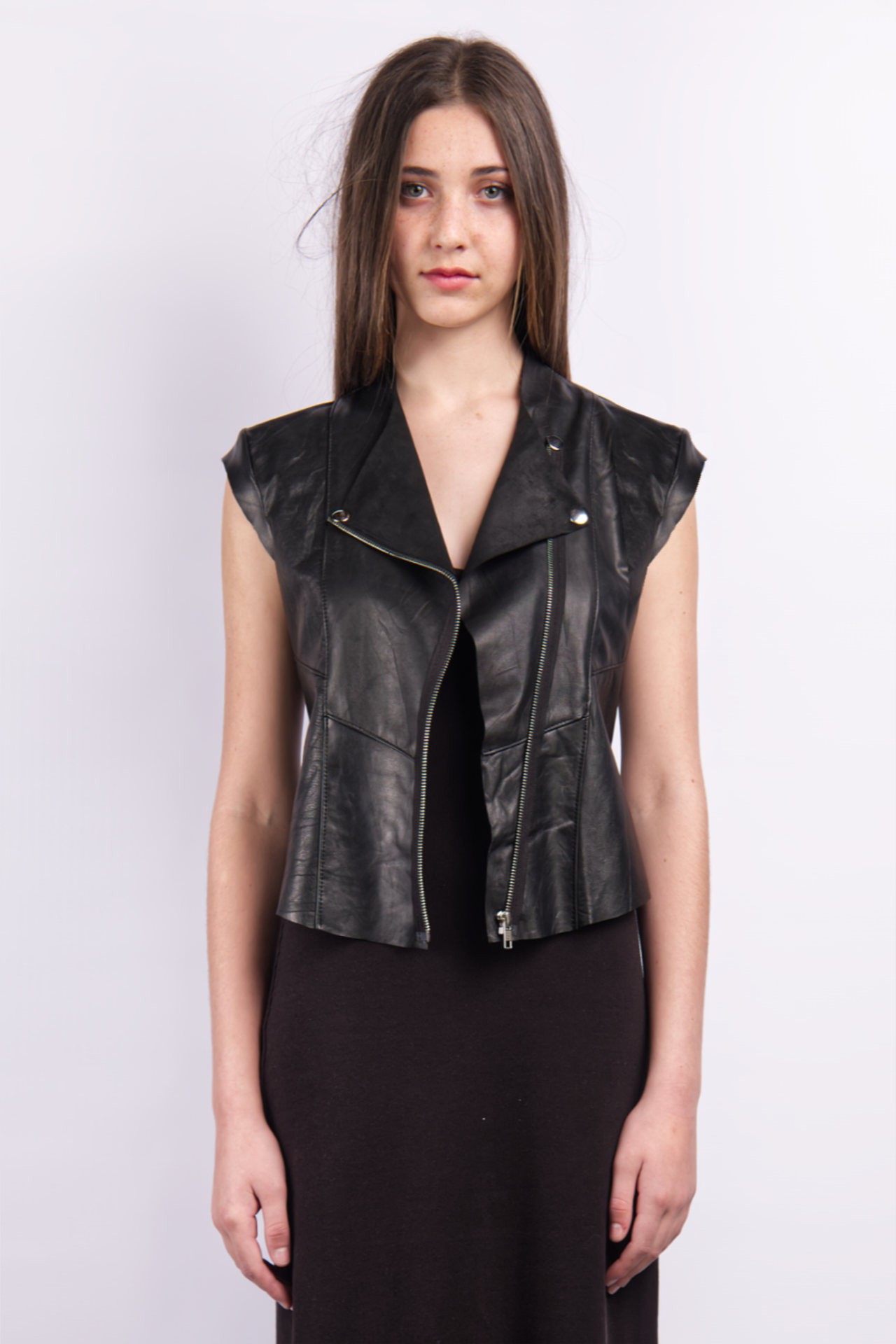 Sleeveless Leather Jacket | Chief Of Angels