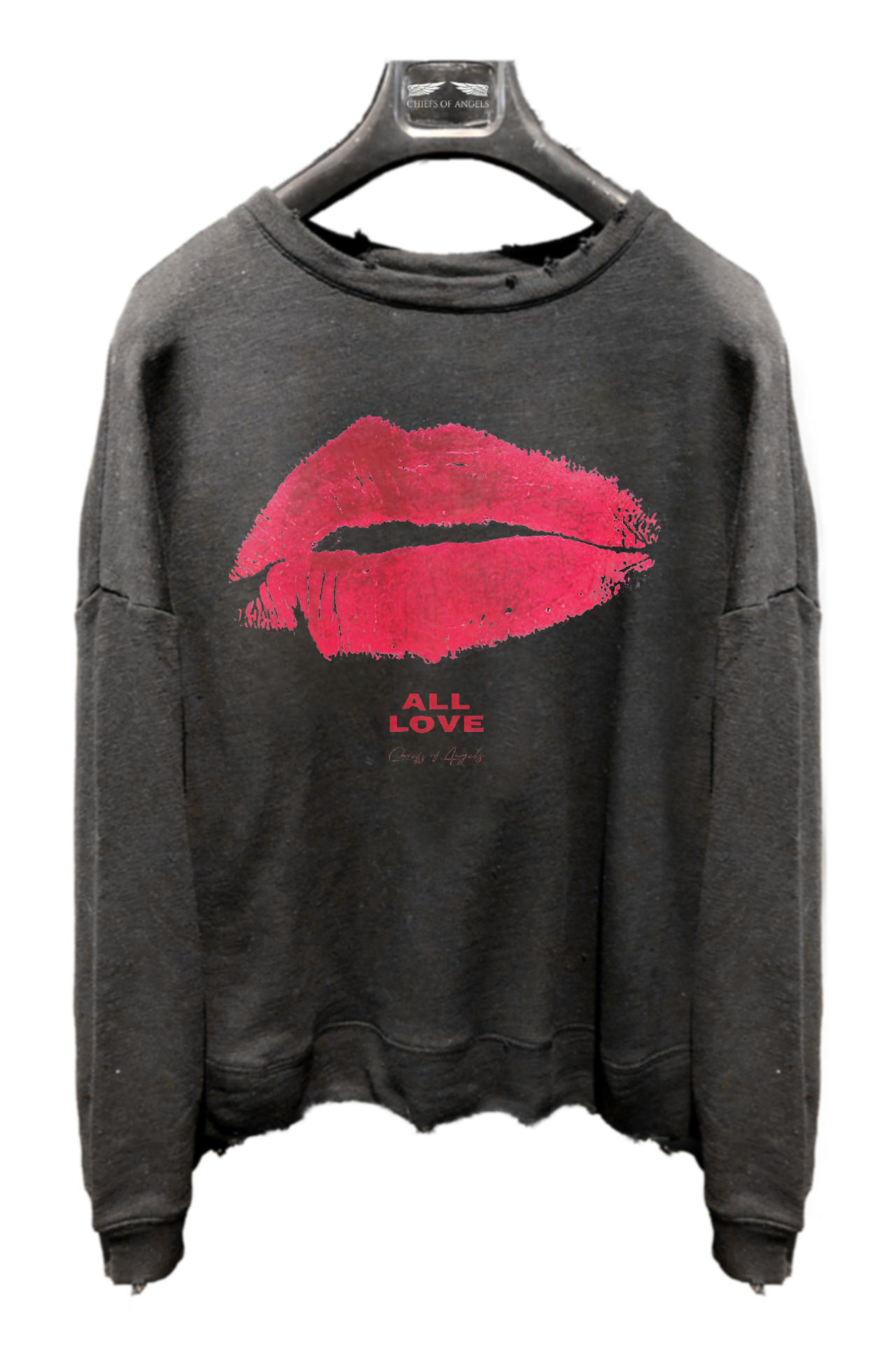 Red Lipstick Sweater | Chief Of Angels