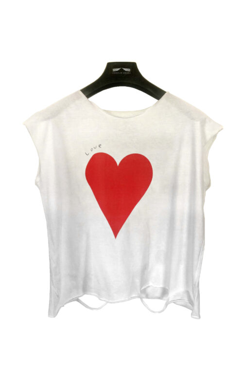 LOVE HEART MUSCLE TANK