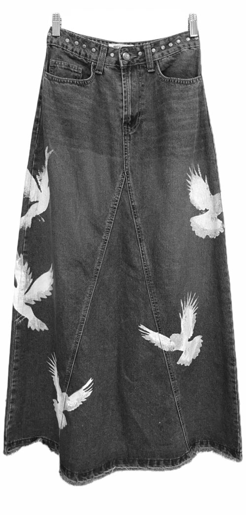MULTI DOVE DENIM SKIRT