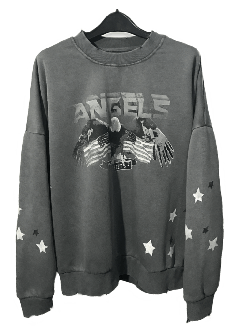 ANGEL EAGLE OVER SIZE SWEATER