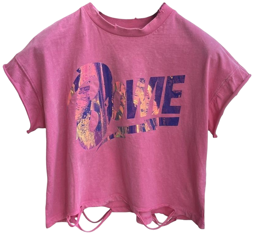 PINK BOWIE TEE