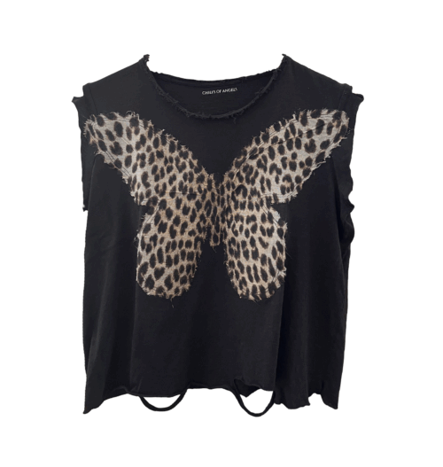 LEOPARD BUTTERFLY MUSCLE TANK