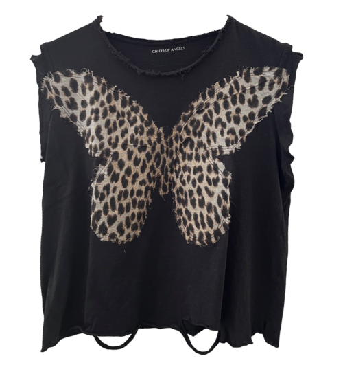 LEOPARD BUTTERFLY MUSCLE TANK