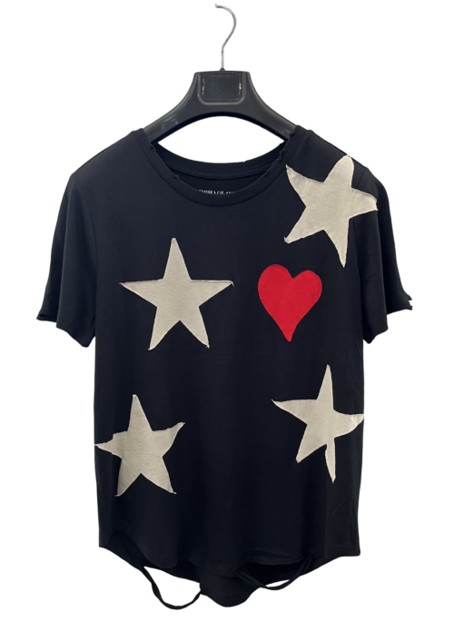 POCKET HEART STARS TEE