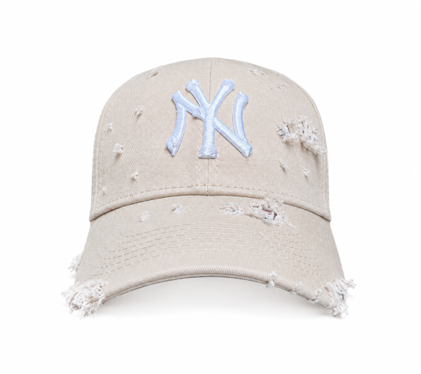 CREAM WHITE NY CAP