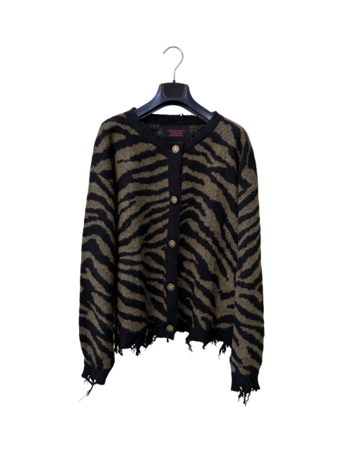 CAMO ZEBRA CARDI