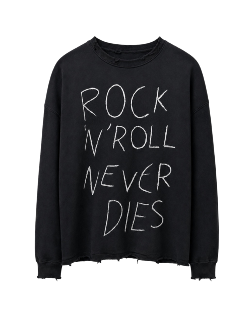 ROCK 'N' ROLL NEVER DIES SWEATER