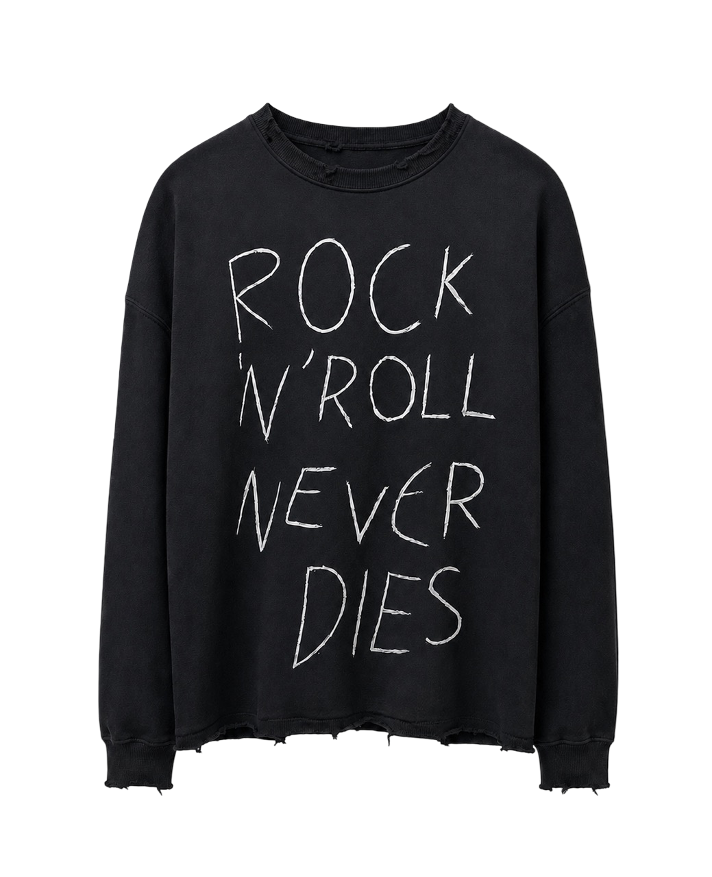 ROCK 'N' ROLL NEVER DIES SWEATER