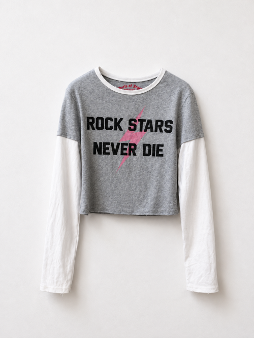 ROCK STARS NEVER DIE LONG SLEEVE TEE