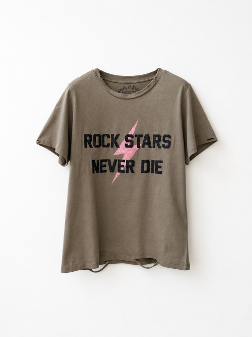 ROCK STARS NEVER DIE TEE