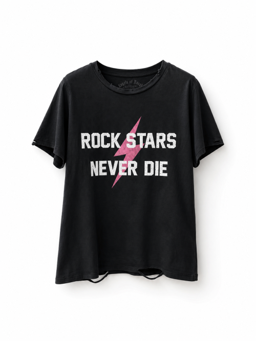 ROCK STARS NEVER DIE TEE