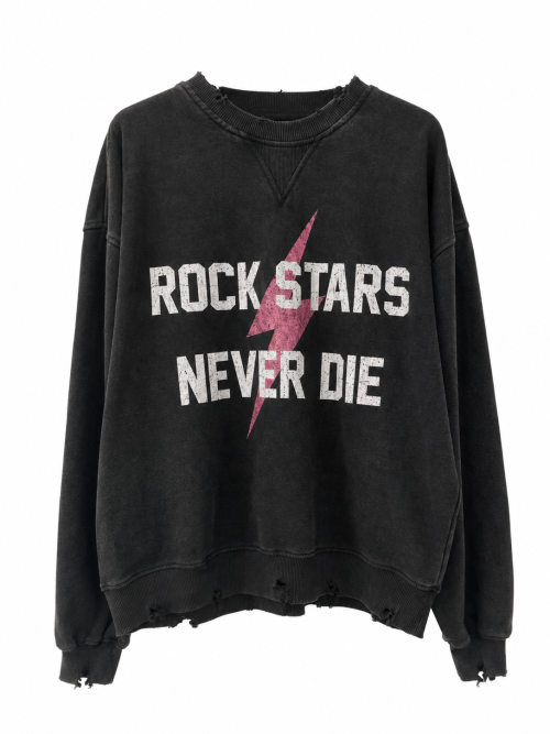 ROCK STARS NEVER DIE SWEATER