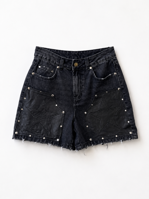 MIDNIGHT DENIM SHORTS