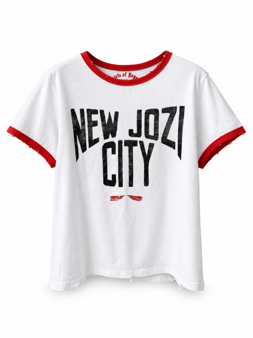 NJ CITY BASEBALL TEE